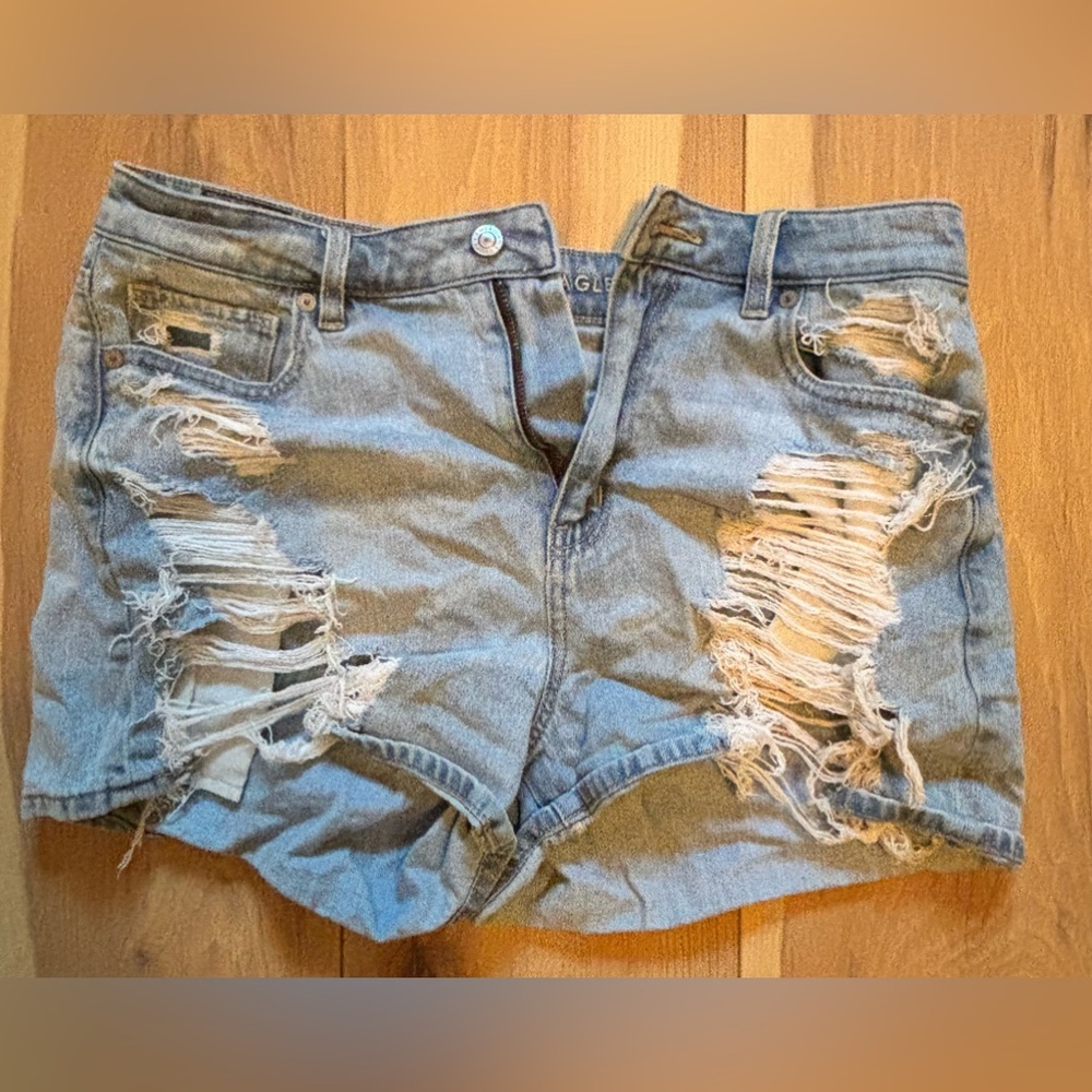 American Eagle Denim Mom Shorts